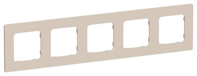 Рамка 5-м СП FLITE РУ-5-К-ФлЛ льняной IEK FI-M52-32-20-K88