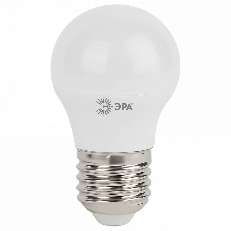 Лампа светодиодная Эра Стандарт E27 9Вт 4000K LED P45-9W-840-E27
