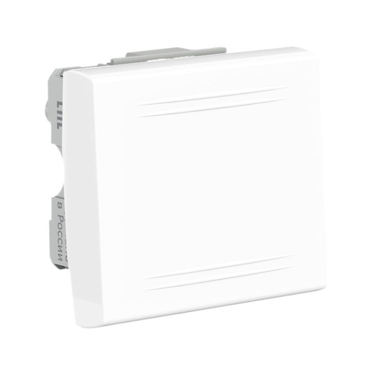 Выключатель 1-кл. 1п 2мод. Viva 16А IP20 бел. DKC 45021