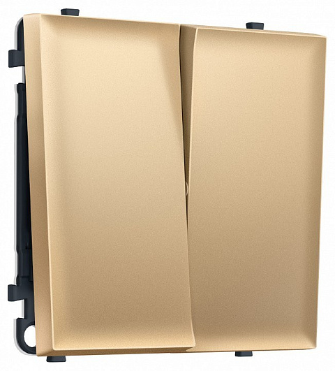 Выключатель двухклавишный без рамки Ambrella Volt MS MS883010