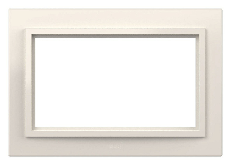 Рамка для двойной розетки Elbi Eleсtriс Zena 608-010200-908