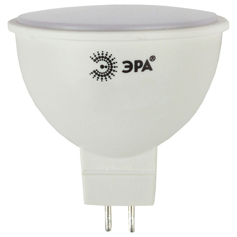Лампа светодиодная Эра Стандарт GU5.3 6Вт 4000K LED MR16-6W-840-GU5.3