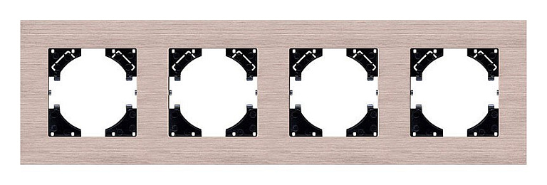 Рамка на 4 поста Kollinger Reflex AL RA4GD