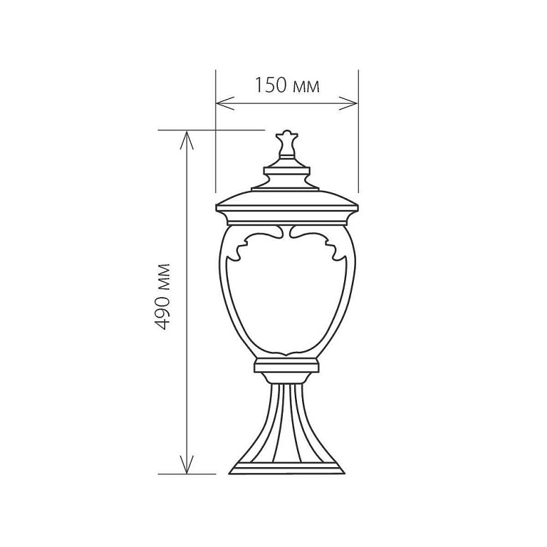 Наземный низкий светильник Elektrostandard Andromeda a027999