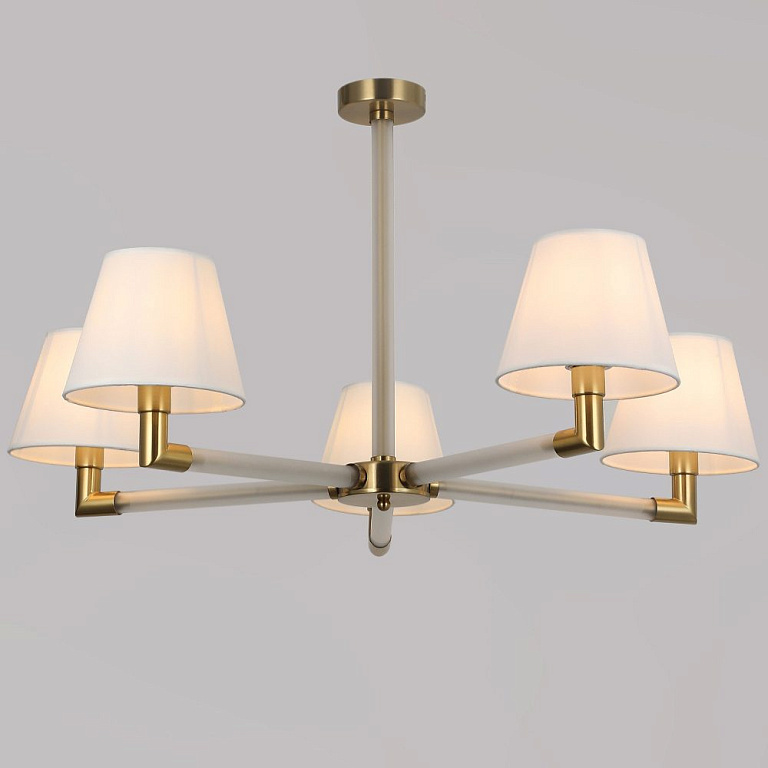 Люстра на штанге ILLUMICO BRASS IL0501-5P-79 BRASS