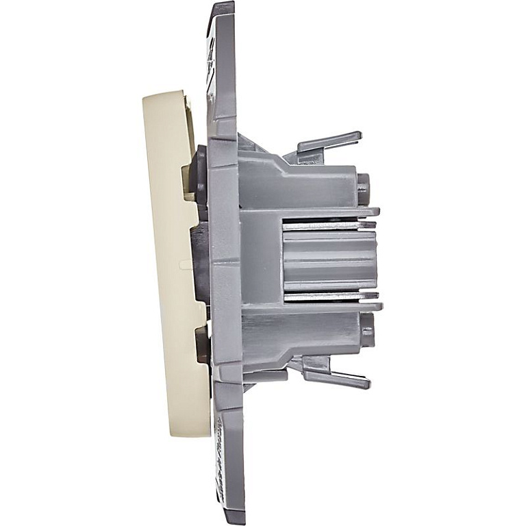 Выключатель 2-кл. Inspiria 10А IP20 250В 10AX механизм сл. кость IEK 673621