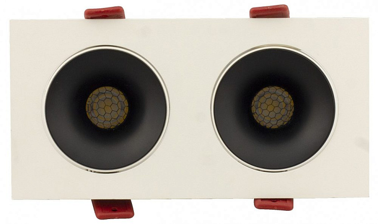 Встраиваемый светильник AM-Group AM480 AM480-2 BK+WH 15,4W