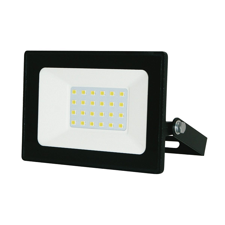 ULF-Q519 30W/6500K IP65 220-240V BLACK Прожектор светодиодный. Дневной свет(6500К). Корпус черный. TM Volpe