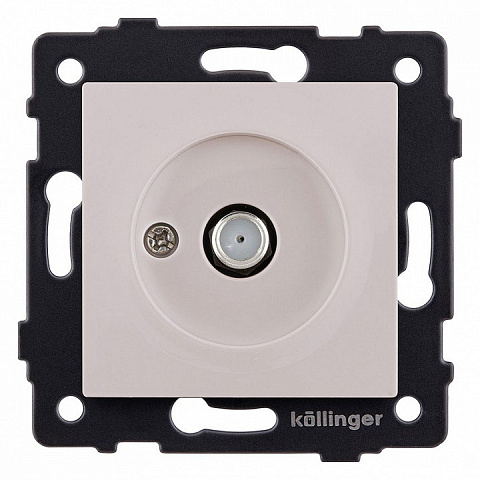 Розетка спутниковая SAT, кашемир матовый Kollinger для Aspekt, Eleganz, Reflex