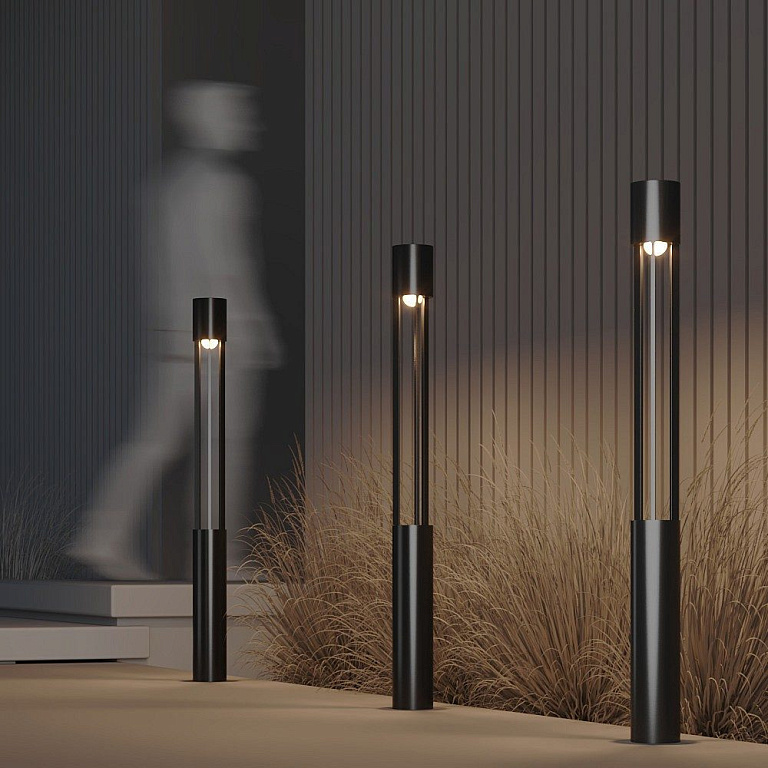 Наземный высокий светильник Maytoni Outdoor Милль O427FL-L12GF3K