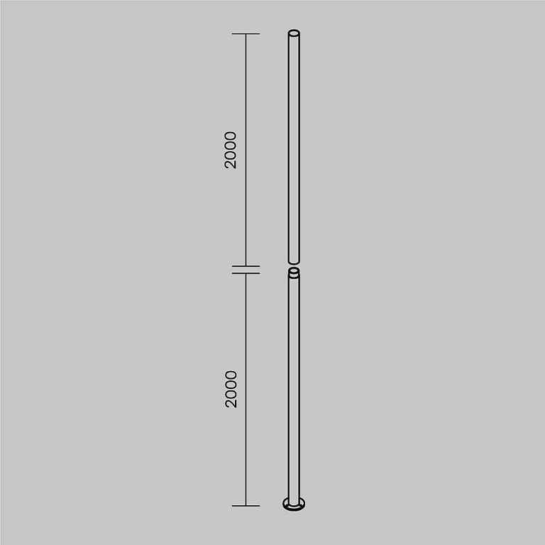 Крепление для фонарного столба Maytoni Outdoor Колонна O473P-GF
