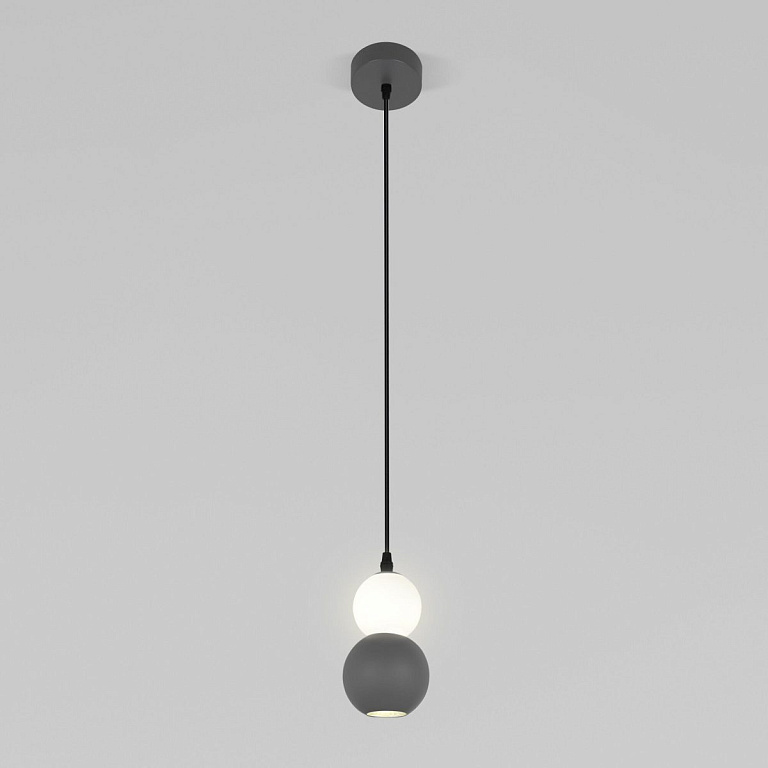 Подвесная люстра Eurosvet Polar 50250/1 LED серый