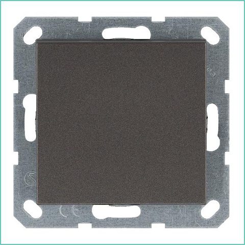 Выключатель 1-кл. 10А IP20 механизм мокко Jasmart G3011Z