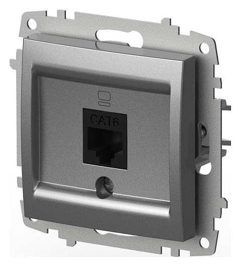 Розетка Ethernet RJ-45 без рамки Elbi Eleсtriс Zena Vega 609-011000-247