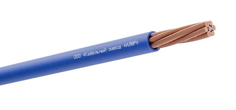 Провод ПуГВнг(А)-LS 1х0.75 450/750В С (бухта) (м) АЛЮР 00-00010921