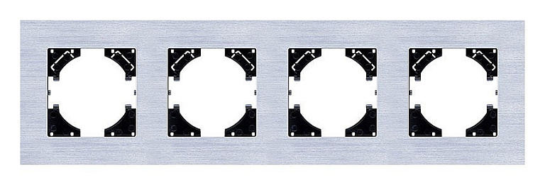 Рамка на 4 поста Kollinger Reflex AL RA4SR