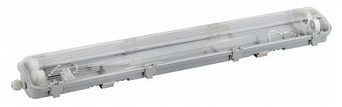 Светильник ЭРА под 2 светодиодные лампы T8 G13 2x1200 c рассеивателем из поликарбоната
