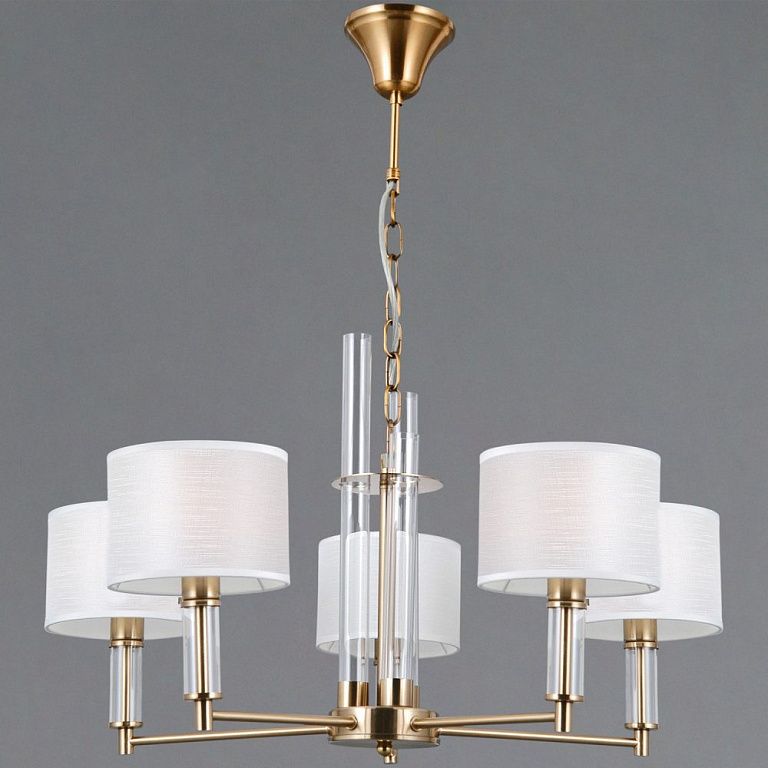 Подвесная люстра ILLUMICO GENOA IL0755-5PSQ-25 BRASS GENOA