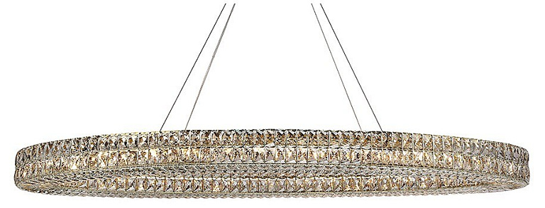 NEWPORT 8550 , Люстра , Gold polished Clear crystal D160*60*H11/250 cm G9 28*25W