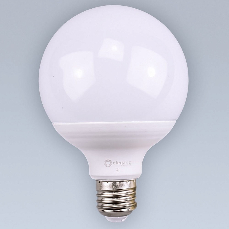 Е27 Шар матовый 16W G95 теплая 3000К Светодиодная лампа 220V
