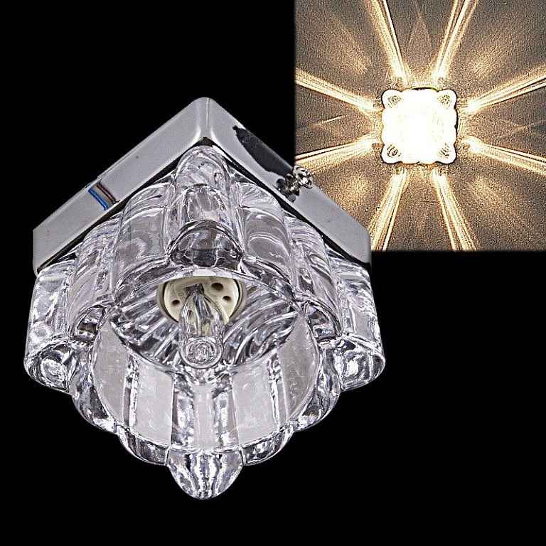 Встраиваемый светильник Reluce 17944 17944-9.5-001HB(with base) G9 CR