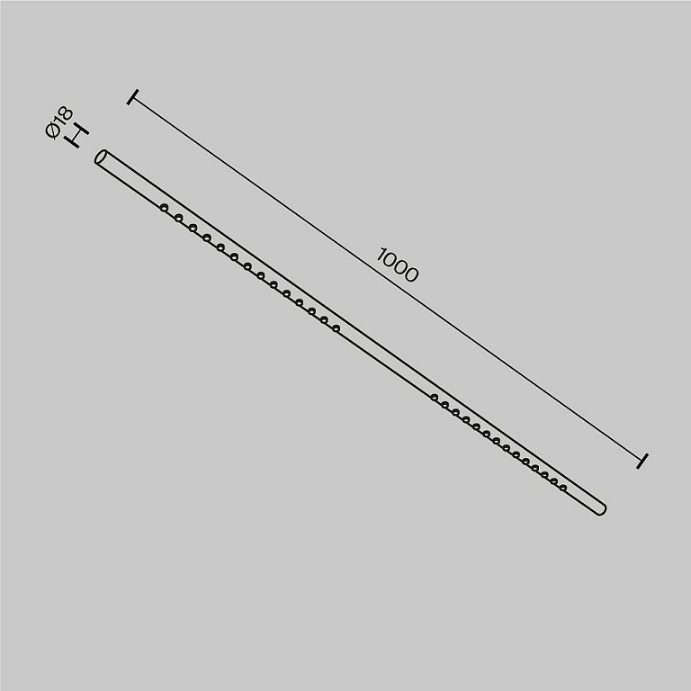 Модульный светильник Maytoni Technical Точки C101CL-L1000-24W3-6K-B