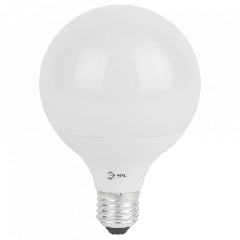 Лампа светодиодная Эра Стандарт E27 15Вт 2700K LED G95-15W-2700K-E27