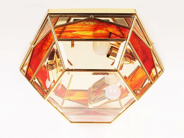 Накладной светильник Doge Luce 1007 1007/3PL-B.CRISTALLO M+ROSSO