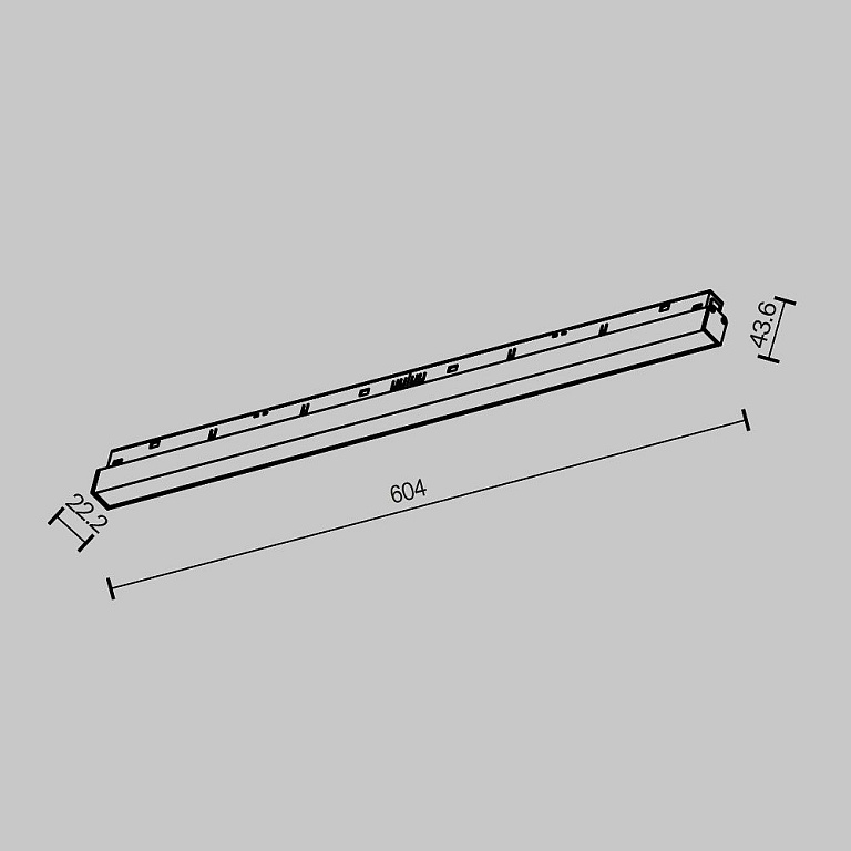 Встраиваемый светильник Maytoni Technical Базис TR030-2-24W2.7K-B