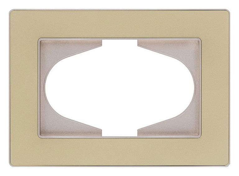 Рамка для двойной розетки Kollinger Eleganz Acryl EA120GD