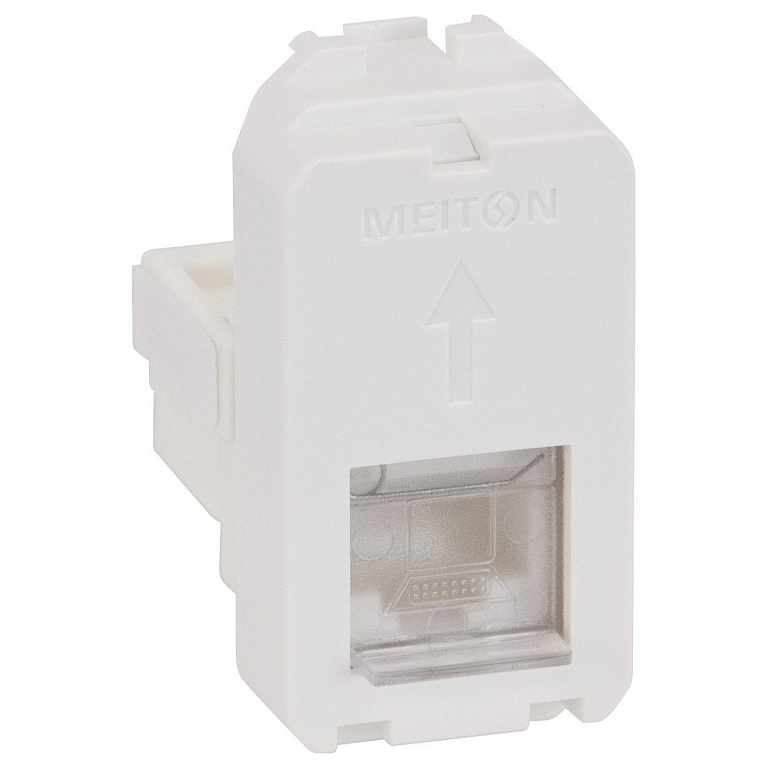 Розетка интернет RG45 5 CAT 1 модульная MEITON