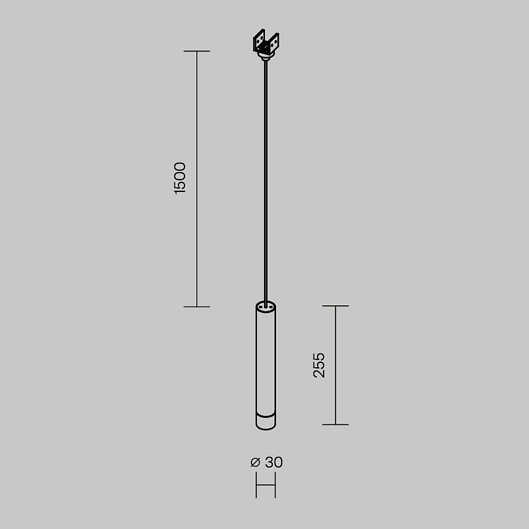 Подвесной светильник Maytoni Outdoor Фокус O-TR01-1-P-8WB3K