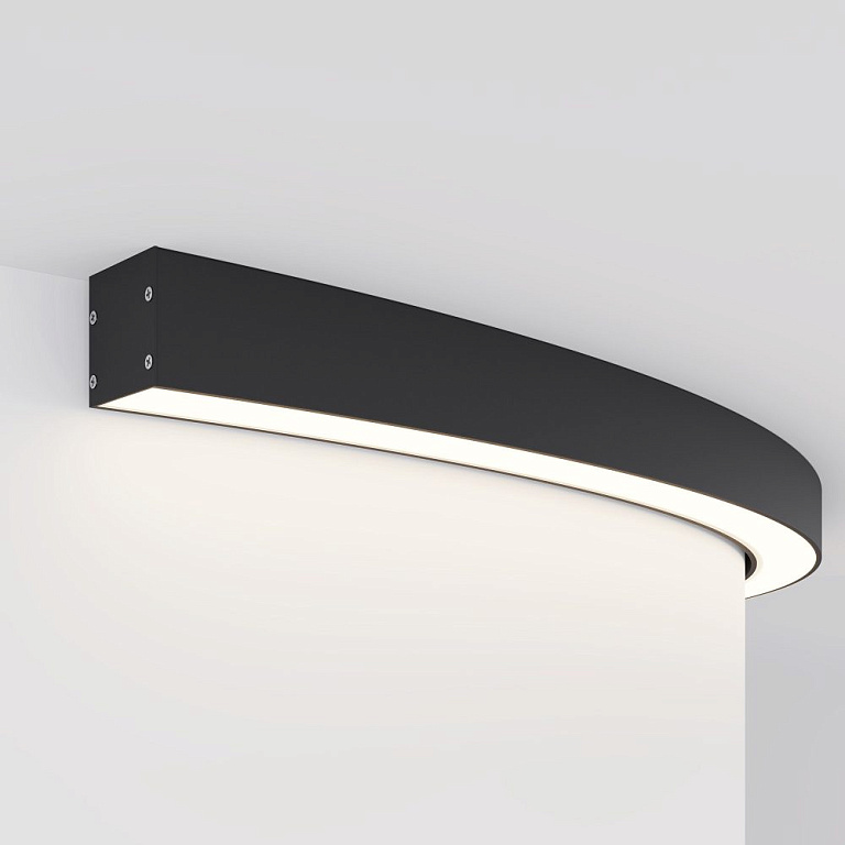 Профиль накладной Maytoni Led Strip Радиусный профиль ALM-3535R-B-D-90°-1.5M