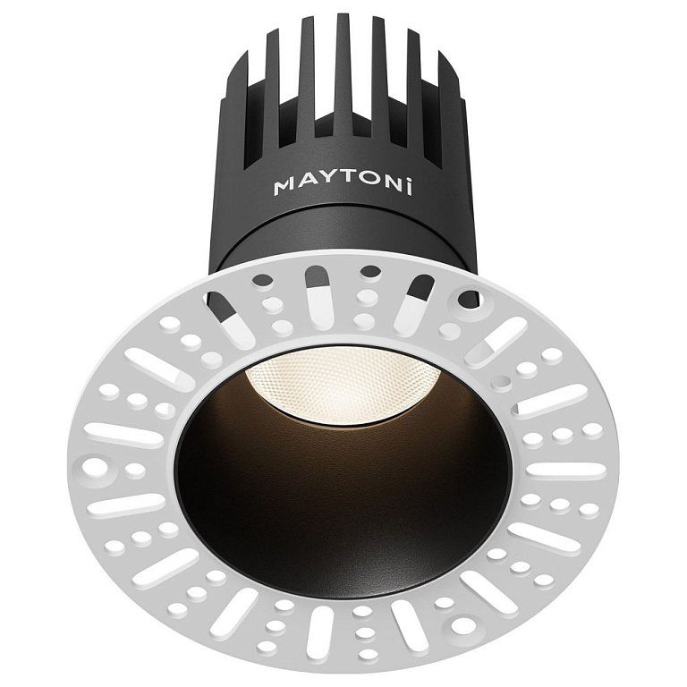Встраиваемый светильник Maytoni Technical Омут DL122-15W-4K-TRS-B
