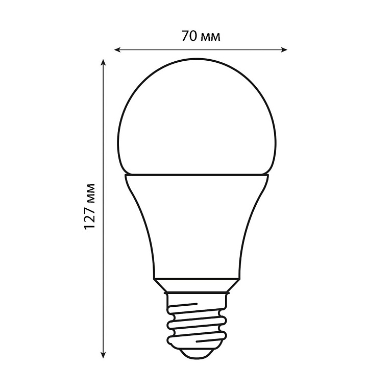 LED-A70-22W/4000K/E27/FR/SLS Лампа светодиодная. Форма A, матовая. Белый свет (4000K). ТМ Volpe